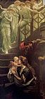 Arthur Hughes Famous Paintings - The Heavenly Stair
